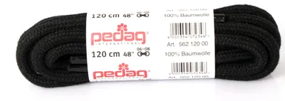 Produktbild von Pedag Schnürsenkel extra dick 120 cm schwarz