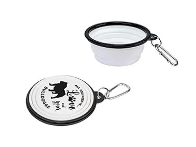 Image de Walkies Gamelle pour chien pliable "Bouledogue