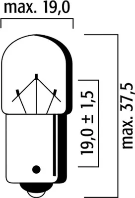 Image de Bulb-Ry10W-12V-Bau15S-Amb-10Pk