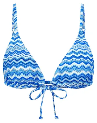 Produktbild von Triumph Damen Triangel-Bikini-Oberteil Red Label Mix & Match Summer - blue-lightcombination - Größe 36B