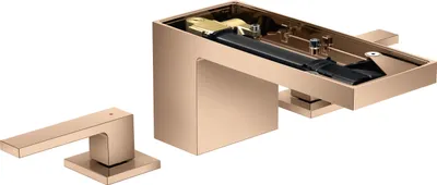 Immagine prodotto di hansgrohe AXOR MyEdition Mélangeur lavabo 3 trous 70 avec vidage à ouverture rapide, sans plaque, 47052300, 47052300