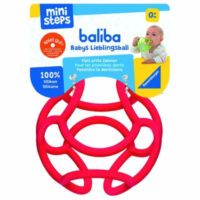 Image de baliba - La balle préférée de bébé rouge Ravensburger 04148