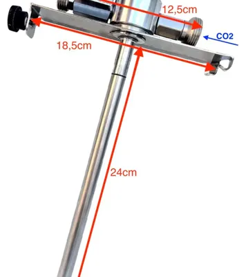 Immagine prodotto di Аdattatore per fusti di birra - da 5 litri, design in metallo di alta qualità con rubinetto per birra