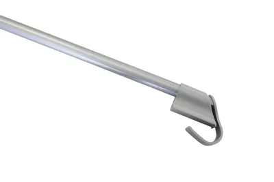 Produktbild von Gardinia Home Decor 31521, Silber, Metall, Kunststoff, Universal, Grau, 0,25 kg, 75 cm