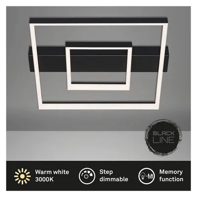 Produktbild von Briloner  Frame LED Deckenlampe Schwarz dimmbar