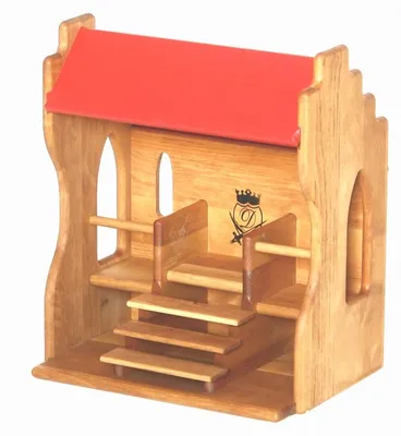 Produktbild von Kleiner Turnierplatz als Ergänzung oder Ritterburgzubehör Holzspielzeug 931-1102