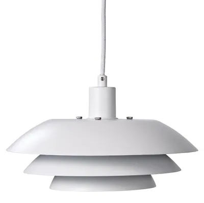 Produktbild von Pendelleuchte LED, Hängelampe, Deckenlampe Pendel, Pendellampe Esstisch, Pendelleuchte für Wohnzimmer, Skandinavische Design, DL31 weiß