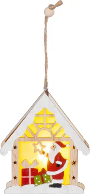 Produktbild von LED Dekoration MAGICHOME, SANTA im Haus, hängend, 9x3x10,4 cm, warmweiß
