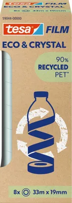 Productafbeelding van Tesa plakfolie eco&crystal, 19 mm x 33 meter