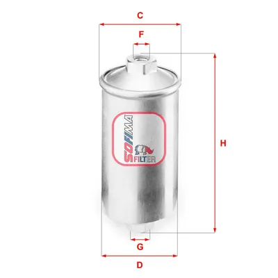Obrázok produktu pre Palivový filter SOFIMA S 1504 B