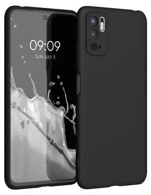 Produktbild von kwmobile Handyhülle für Xiaomi Redmi Note 10 5G Hülle - TPU Case - Kabelloses Laden - Schutzhülle Cover in Schwarz matt