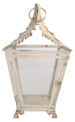 Produktbild von Clayre & Eef Laterne 26x26x47 cm Beige Metall