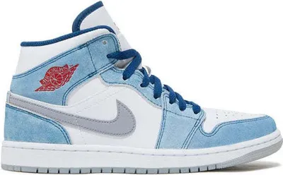 Produktbild von Air Jordan 1 Mid French Blue Fire Red - EU: 38.5