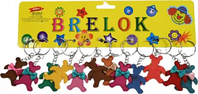 Produktbild von 12x Teddybär Schlüsselanhänger Set - Niedliche Bären Anhänger für Rucksack & Tasche