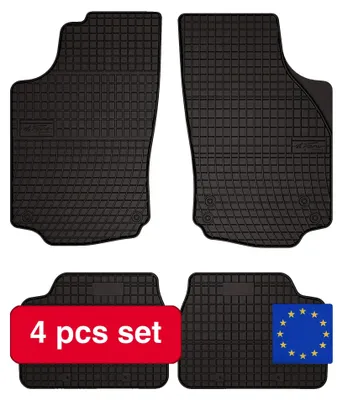 Produktbild von Autofußmatten, Gummi-Konstruktion, maßgeschneidert für Opel Corsa C, schwarz
