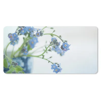 Produktbild von MuchoWow® Mauspad Mousepad Vergissmeinnicht in einer Vase 60x30 cm - Mousepads - Maus Mat - Pad - Mausunterlage - Nachhaltig