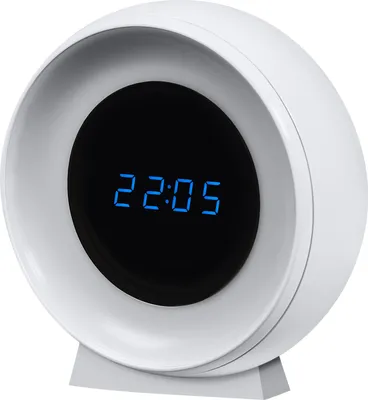 Produktbild von LEDVANCE NIGHTLUX Digitale Uhr & Nachtlicht mit Sensor, 0,3W, 5lm, Batterbetrieb, USB-Ladekabel, Farbwechselfunktion für weißes Licht, einfache Montage, nur für Innenräume geeignet (auch Feuchträume)
