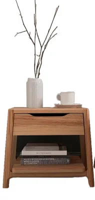 Produktbild von Nachttisch Swig 1 aus Kernbuche massiv 47x44 cm mit 1 Schublade