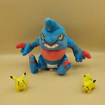 Obrázok produktu pre Plyšová hračka Pokemon Toxicroak – 16 cm plyšák Toxicroak