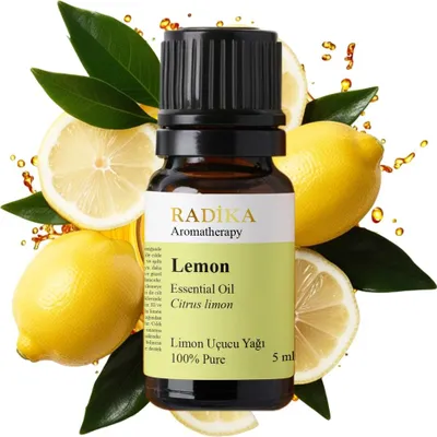 Produktbild von Zitronenöl, ätherisches Öl, 100% Rein, BIO, natürlich, 10 ml