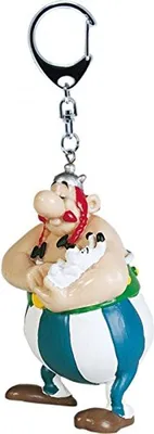 Produktbild von Plastoy SAS 60402 - Obelix mit Idefix - Schlüsselanhänger