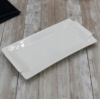 Immagine prodotto di Piatto da portata Wilmax 29,5 x 15 cm in porcellana, bianco WL-992646/A