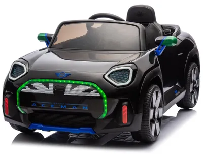 Produktbild von Mini Aceman - Kinder Elektroauto - 12V - mit Fernbedienung - Schwarz