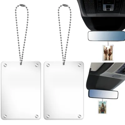 Image de Supports magnétiques transparents pour photos, 2 pièces, en acrylique, dimensions : 6,1 x 8,9 cm