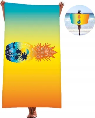 Obrázok produktu pre Home91 Plážová osuška 150x210 cm rýchloschnúca rastlinný motív