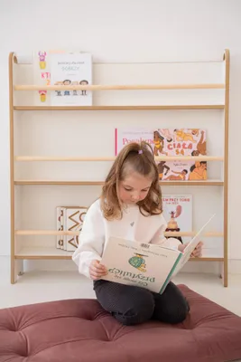 Produktbild von WIDE - Montessori Bibliothek - Kinder Bücherregale