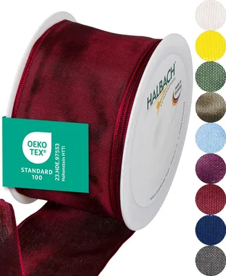 Productafbeelding van Seidenbänder cadeaulint met draadrand - Breedte 60 mm - Lengte 25 m - 100 lint - Taftlint  Germany - Kleur