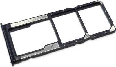 Produktbild von Dual SIM Karten Halter für Xiaomi Redmi Note 10 Pro (M2101K6G) + Micro-SD Fach, Originalersatz, Lila