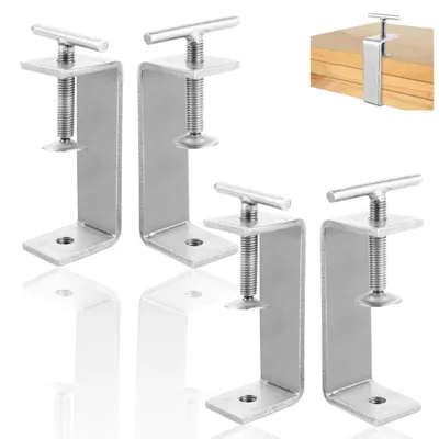 Immagine prodotto di Solidchoice - Set di 4 morsetti a C da 50-90 mm in acciaio inossidabile