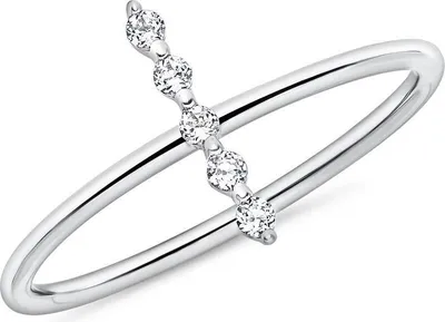 Produktbild von Goldring mit Weißtopasen 585er Weißgold DR0522-W (Größe: 54mm)