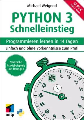 Immagine prodotto di Python 3 Schnelleinstieg