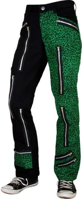 Produktbild von Rock Rag - Leo, Hose Grün/Schwarz im Straight-Fit-Style