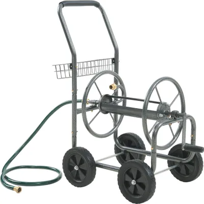 Produktbild von Schlauchwagen 'Gelibolu' für Schläuche von 65 m (3/4") Stahl 84 x 48 x 93 cm Grau