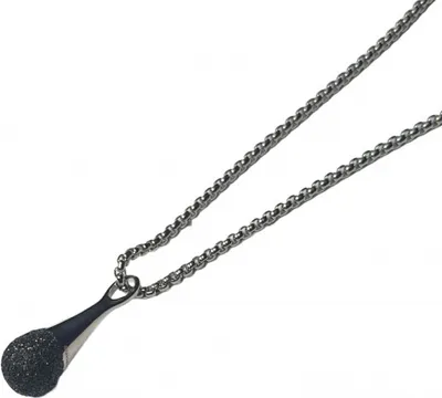 Produktbild von CEM ST8-136 4-202357-001 Damen Collier Edelstahl silber schwarz