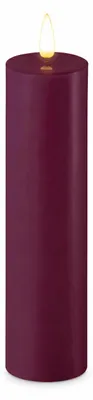 Produktbild von Deluxe Homeart Stumpenkerze LED Violet (5x20cm)