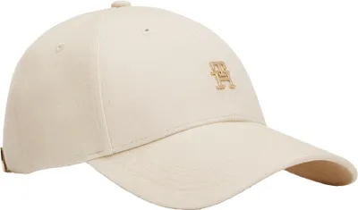 Zdjęcie produktu dla Czapka damska Tommy Hilfiger Elevated Chic z logo, beżowa (Classic Beige), uniwersalny rozmiar