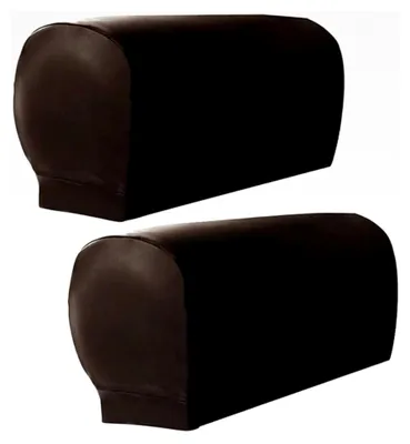 Produktbild von Armlehnenbezüge, 2 Stück Armlehnenbezug, Ultradicker und weicher Kunstleder Armbezug für Liegen, Sofas, Stühle