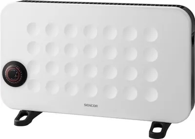 Image de Radiateur Électrique SENCOR SCF 2100WH, 2000W, 3 Niveaux de Chauffage, Minuterie 24h, Blanc