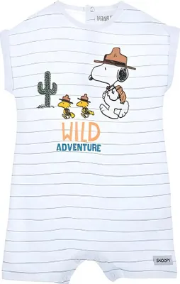 Produktbild von Snoopy Love Baby Kleinkind kurzarm Body Strampler – Weiß / 80