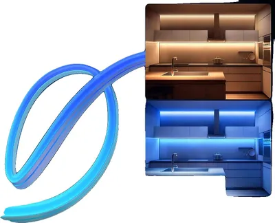 Obrázek produktu pro LED neonové páskové osvětlení, aplikace a dálkové ovládání, vodotěsný design, 20 m