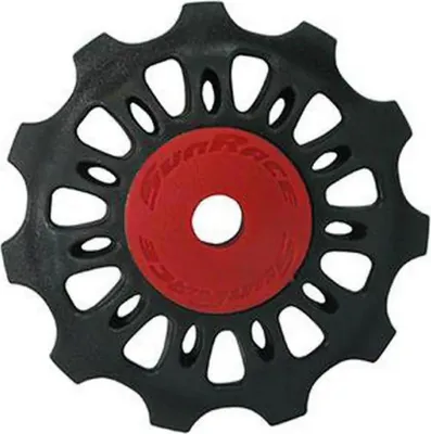 Immagine prodotto di Pulegge per deragliatore SunRace 11 denti, coppia nera