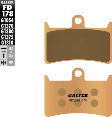 Obrázek produktu pro Galfer Bremsbelag Sinter Fd178 G1370