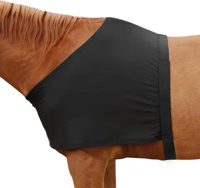 Produktbild von Elastische schouderpads, UV-beständig, für Außenritte, erhöht Komfort, schützt vor Reibung, schwarz.