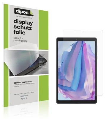 Produktbild von 2x Schutzfolie für Headwolf Fpad 5 matt Displayschutzfolie Folie Display Schutz dipos