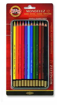 Produktbild von Koh-I-Noor Mondeluz Aquarellstifte 12 Farben Original