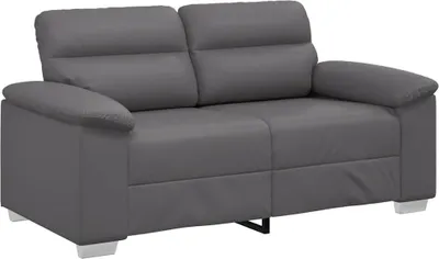 Produktbild von 2-Sitzer-Sofa Grau 160x81x84 cm Kunstleder